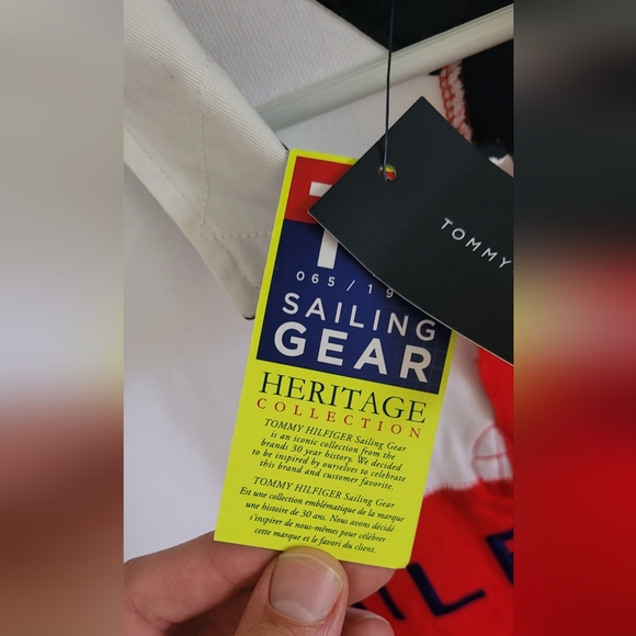 NWT Tommy Hilfiger Sailing Gear Long Sleeve Polo - Picture 6 of 15